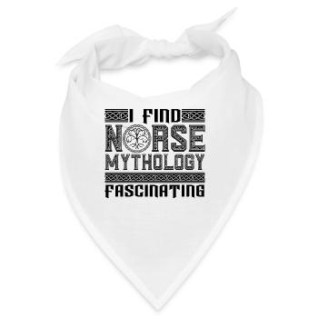 I Find Norse Mystic Runes Norse Mythology Lover - Bandana - Weiß - Vorne