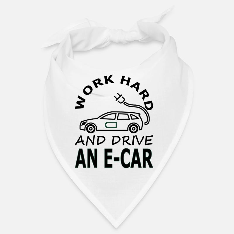 E-Auto fahren E-Auto Fahrer Spruch Geschenkidee Bandana