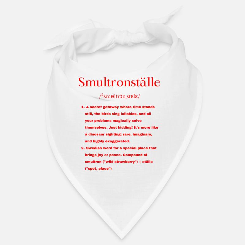 Définition suédoise Bandana