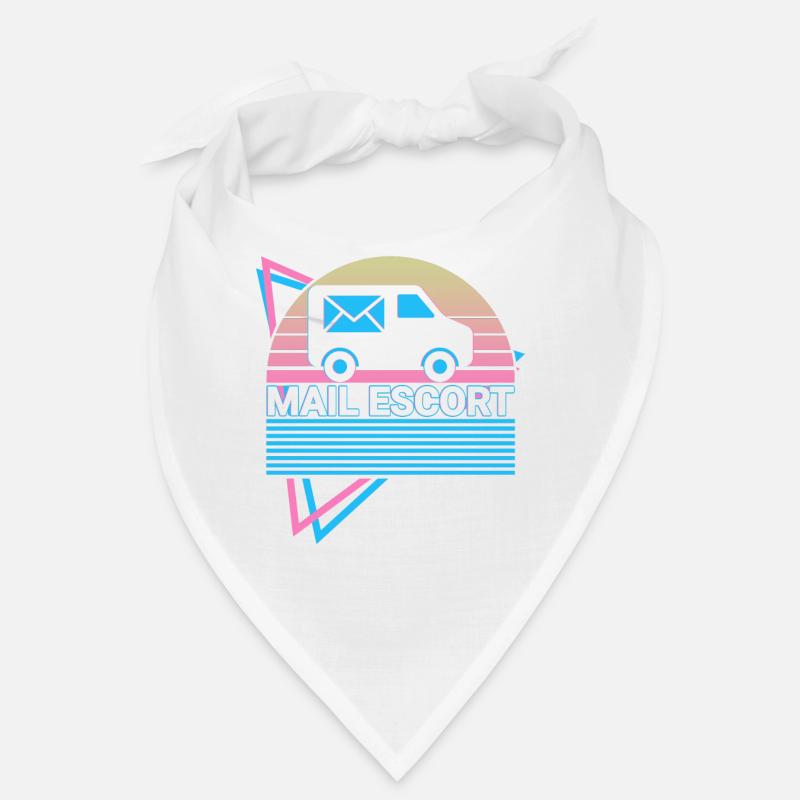 Postdienst Postbote Retro Bandana