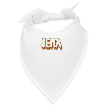Jenaerin Jenaer Jena - Bandana - Weiß - Vorne