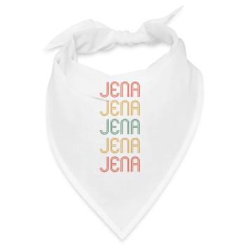 Jenaerin Jenaer Jena - Bandana - Weiß - Vorne