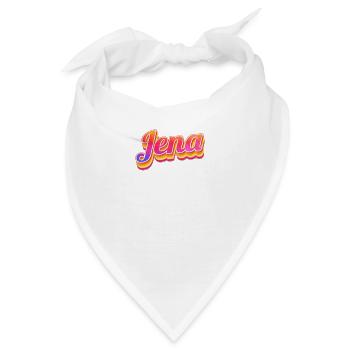 Jenaerin Jenaer Jena - Bandana - Weiß - Vorne