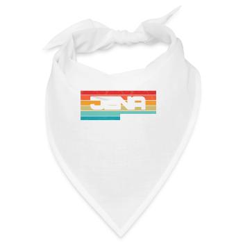 Jenaerin Jenaer Jena - Bandana - Weiß - Vorne
