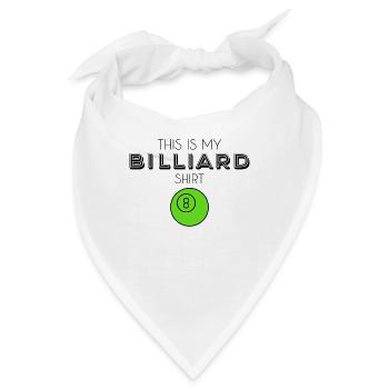 Billiard shirt - Bandana - Weiß - Vorne