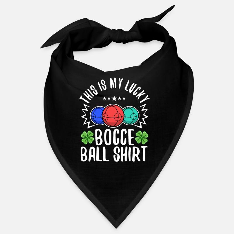 This is my Lucky Bocce ball Bandana