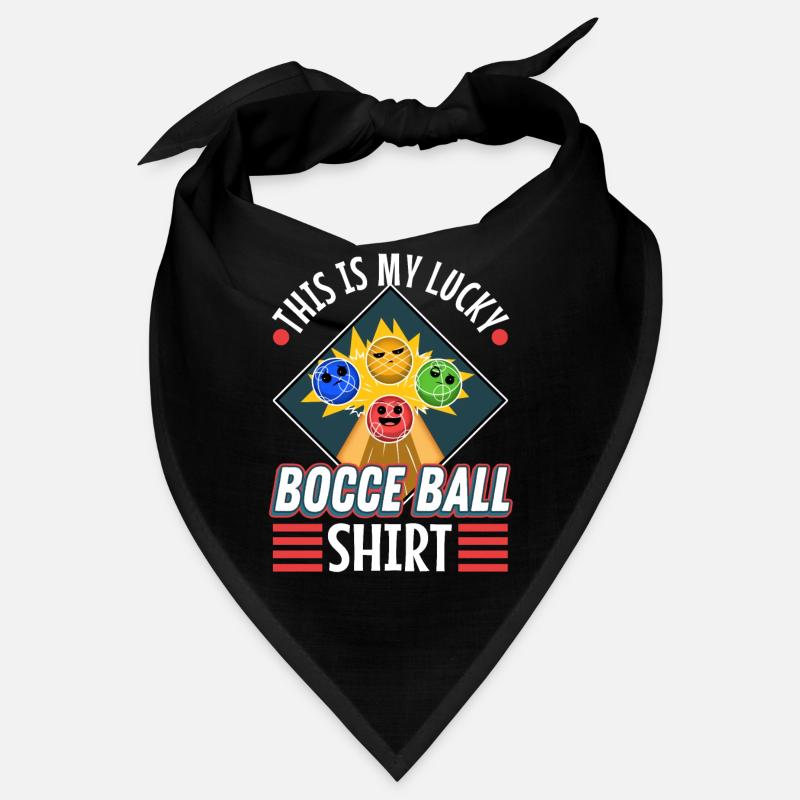 This is my Lucky Bocce ball Bandana