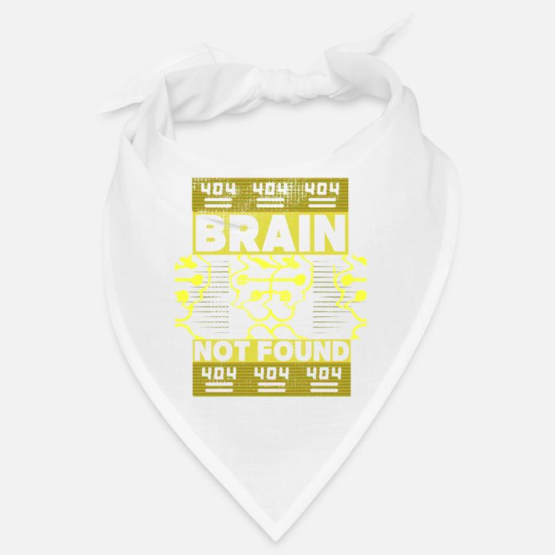 404-html error, computer nerd, funny saying Bandana