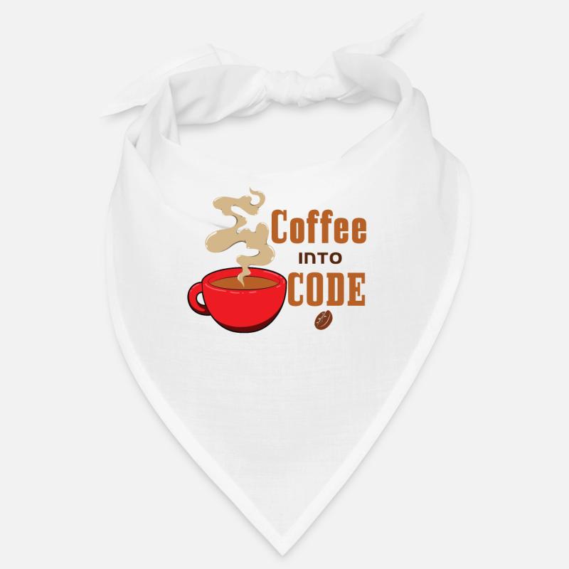 I turn coffee into code Bandana