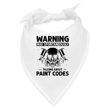 Autolackierer Angebot für Karosseriebauer - Bandana - Weiß - Vorne