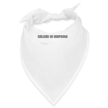 Feuerwehr - Helden in Uniform - Bandana - Weiß - Vorne