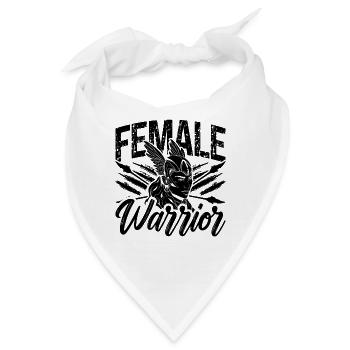 Female Warrior Norse Goddess Vikings Valkyries - Bandana - Weiß - Vorne