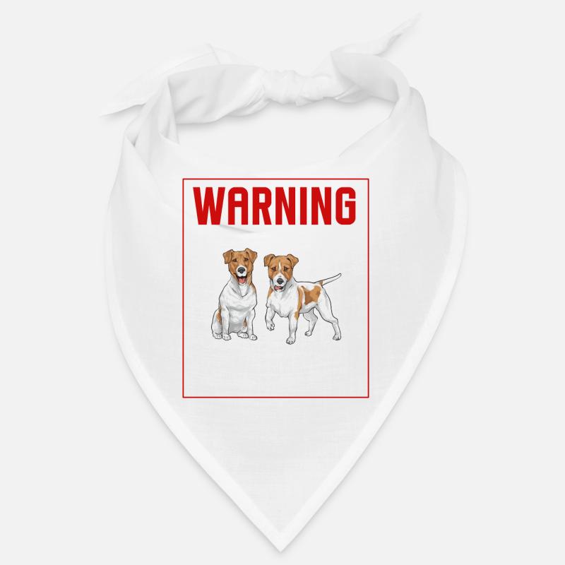 Jack Russell Terrier - Bandana - white
