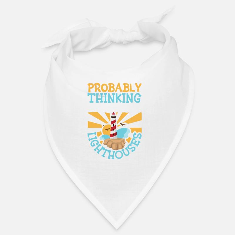 Lighthouse Seaside Nautical I Love Lighthouse Bandana