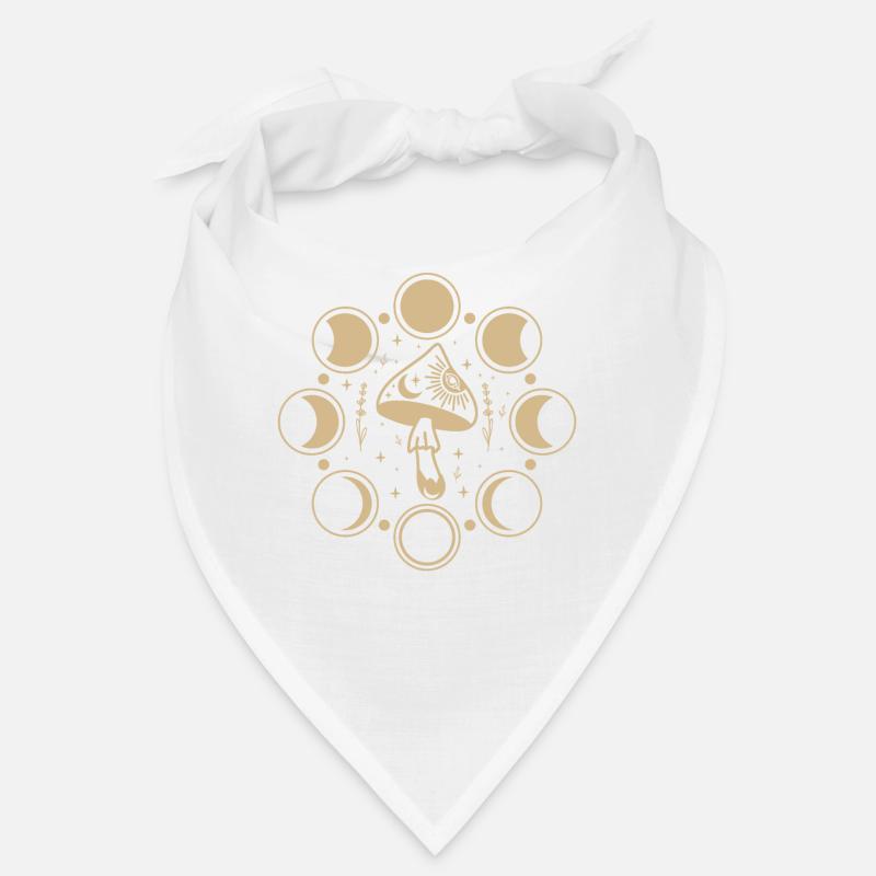 Boho Pilze Cottage Core Aesthetic Goblincore Bandana