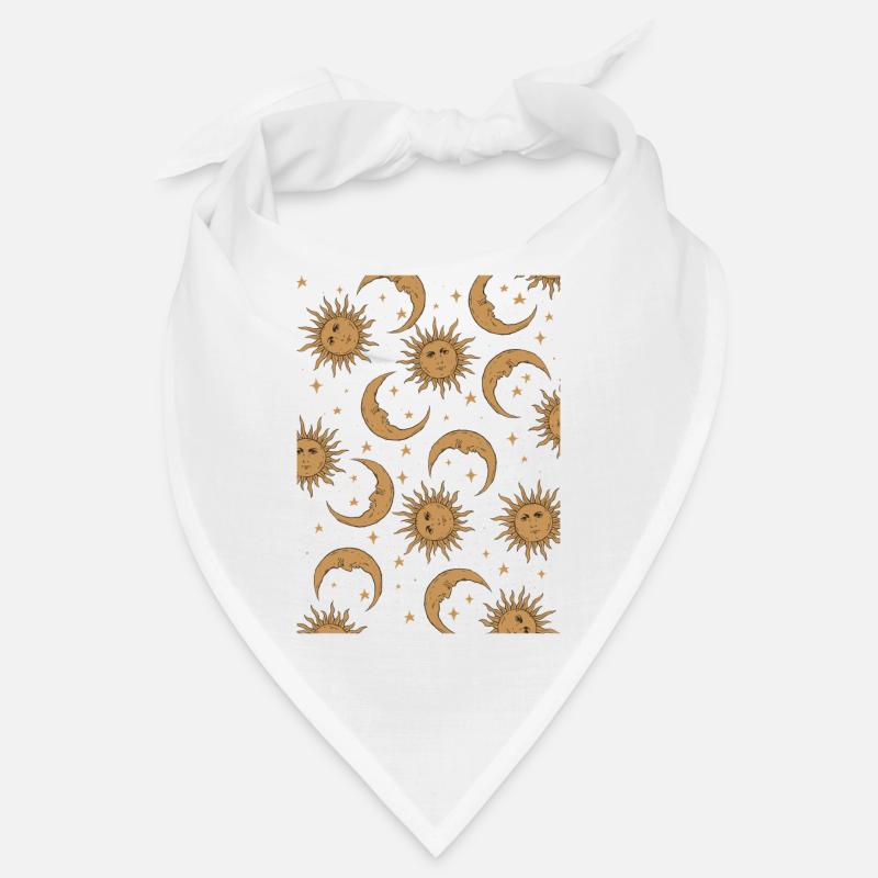 Whimsigoth Sorcière Céleste Soleil Lune Star Must Bandana