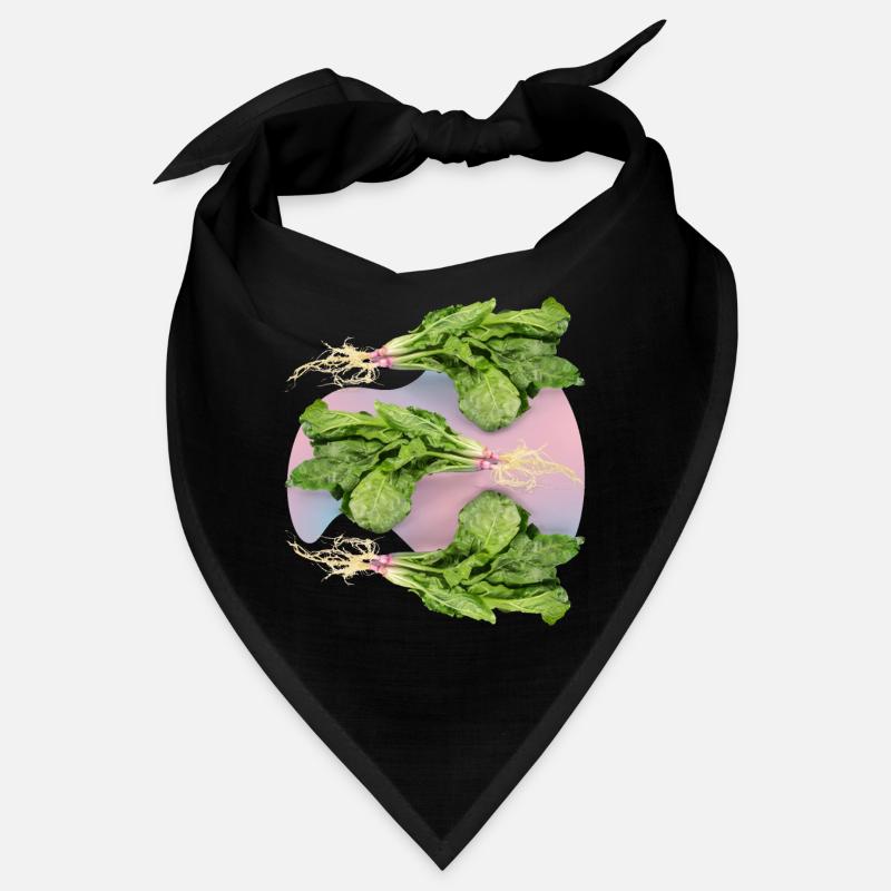 Spinat, frischer Spinat-Spinach Blattspinat Bandana