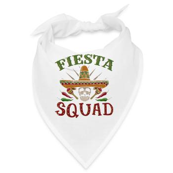 Fiesta Squad - Bandana - Weiß - Vorne