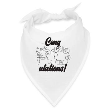 Congratulations Dietitian Nutritionist Dietitians - Bandana - Weiß - Vorne