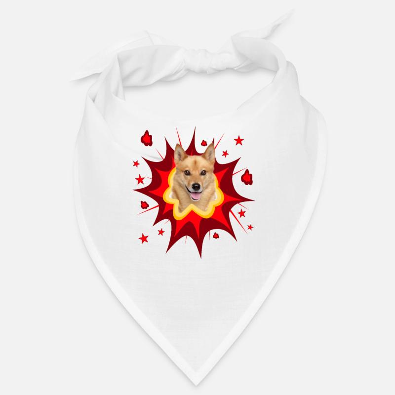 Comic Hund Design - Pow - Finnischer Spitz Bandana