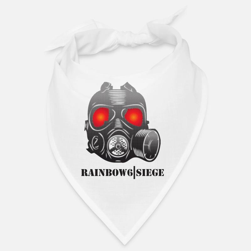 Rainbow Six Siege Laser 6 Sights - Bandana - Weiß