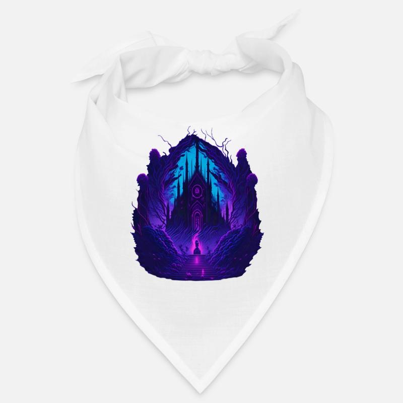 Neon Gothic Church Gothic Architecture Bandana