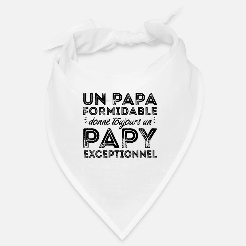 Papy exceptionnel ! - Bandana - blanc