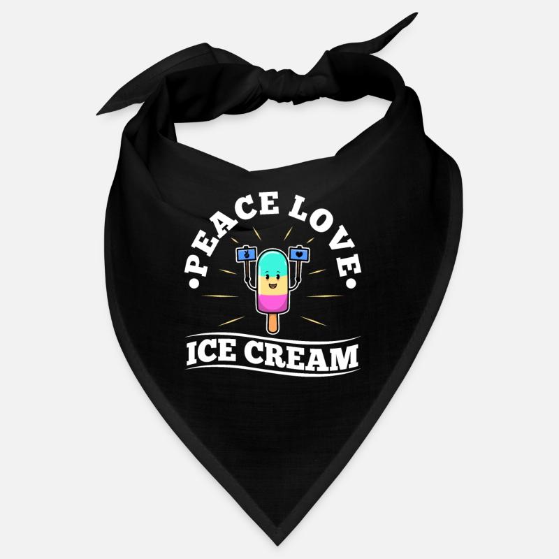 Crème glacée Peace Love Bandana