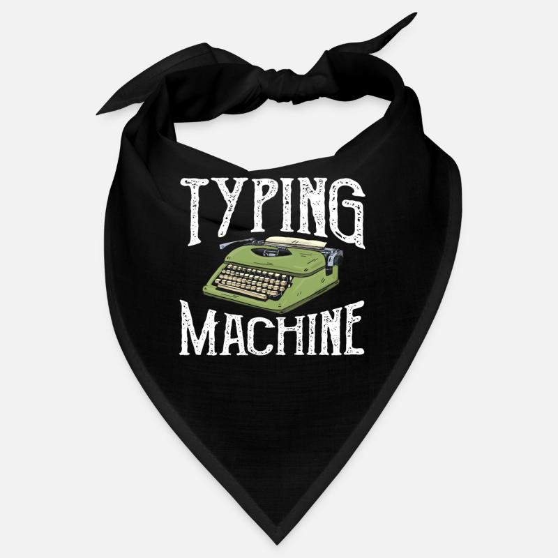 Author Typing Machine Typewriter Bandana