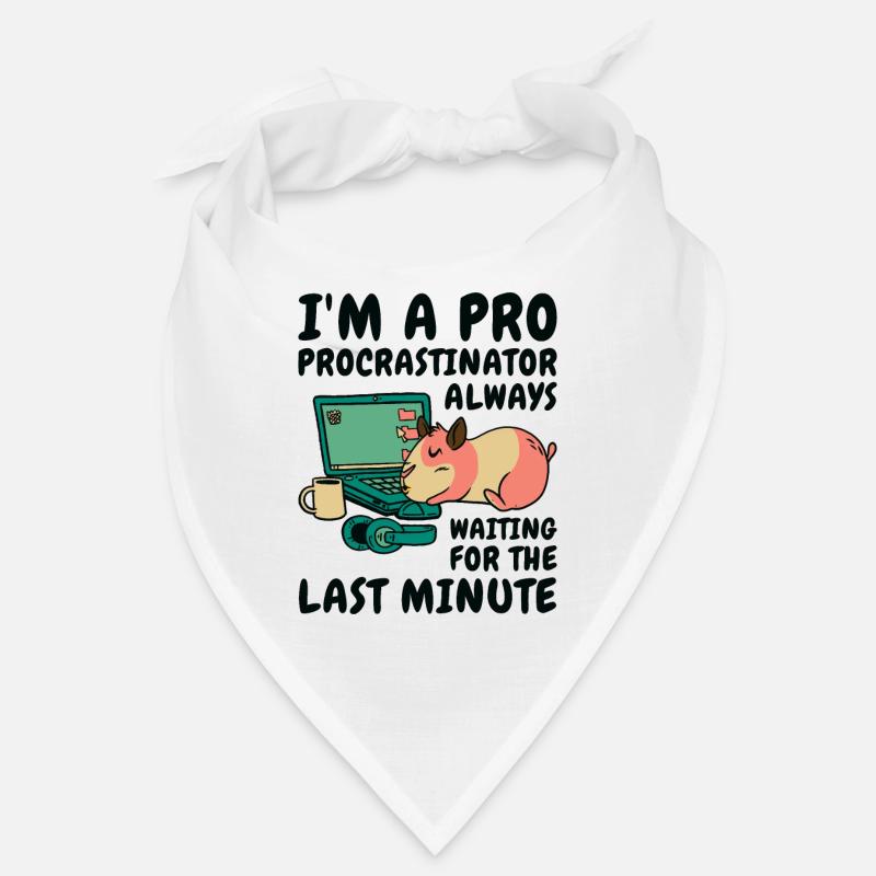 Procrastiner le temps du procrastinateur de hamster Bandana