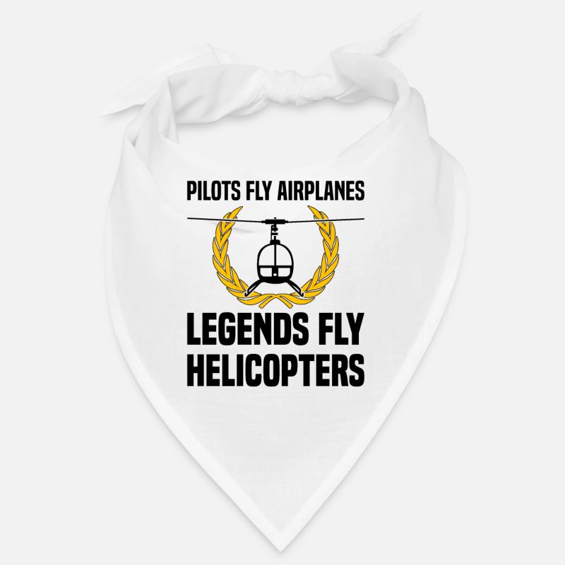 Pilot Hubschrauber Helikopter Spruch Hobbypilot Bandana