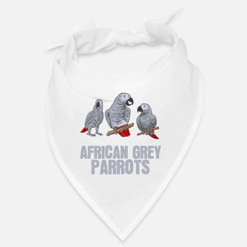 Graupapagei African Grey Parrot Papagei Bandana