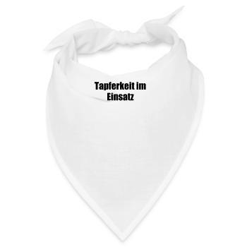 Feuerwehr - Tapferkeit im Einsatz - Bandana - Weiß - Vorne