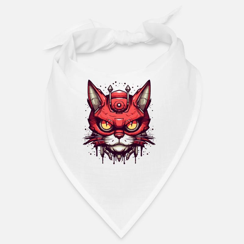 Urban Mecha Tech Cat Cat Bandana