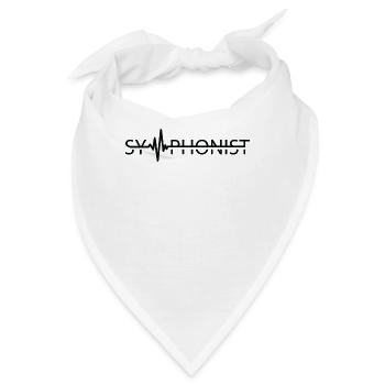 Symphoniker Heartbeat Komponist Musiker - Bandana - Weiß - Vorne
