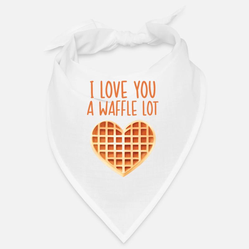 Ich liebe dich eine Waffel Menge Bandana