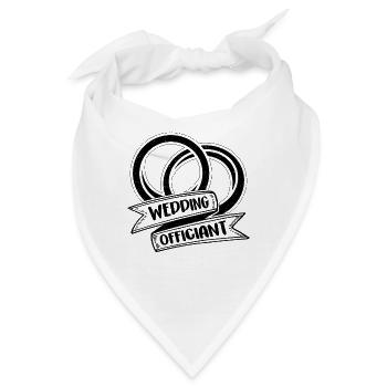 Officiant Wedding Officiant Ceremony Seminary - Bandana - Weiß - Vorne