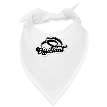 Officiant Ordained Counselor Wedding Officiant - Bandana - Weiß - Vorne