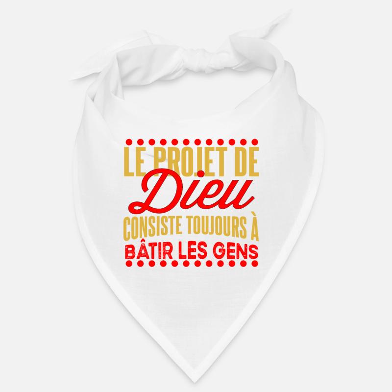 Le projet de Dieu - Bandana - blanc