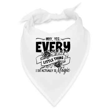 Why Yes Every Little Wedding Plan Wedding Planners - Bandana - Weiß - Vorne