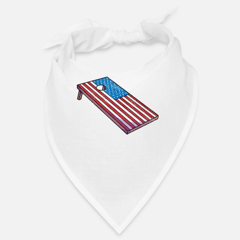 Cornhole Corn Hole Patriotic Bandana