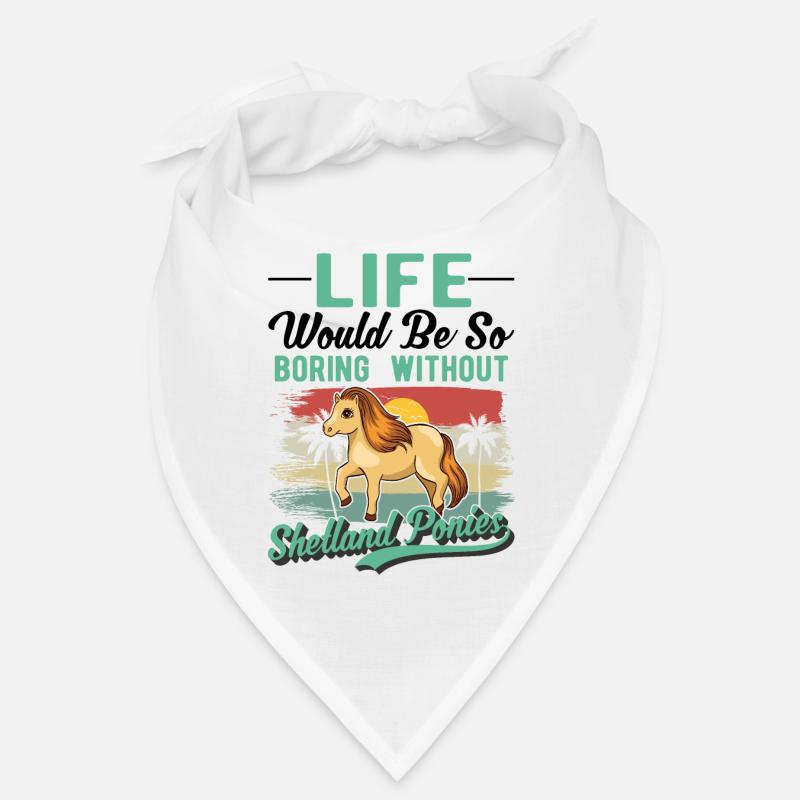 Shetland Pony Geschenk Shetty Bandana