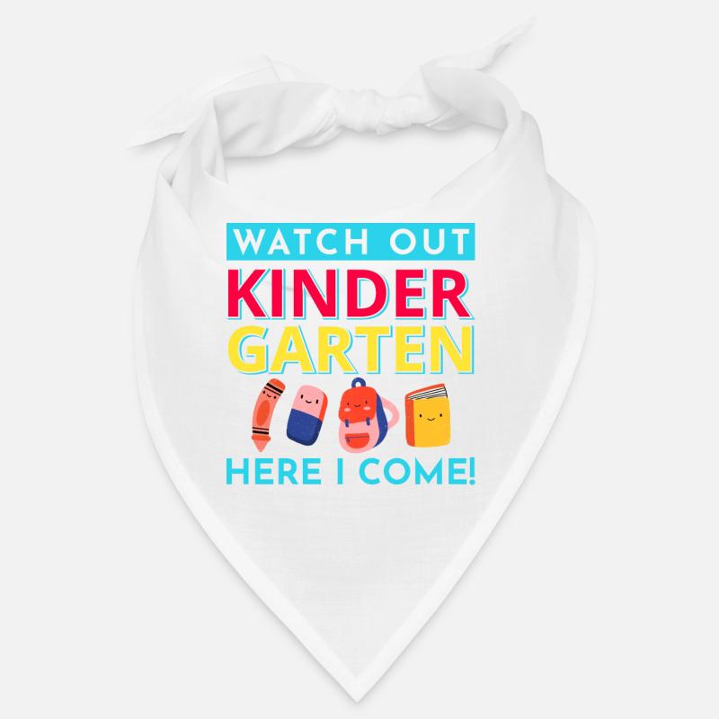 Kindergarten Kindergärtner Lehrer Regenbogenfarben Bandana