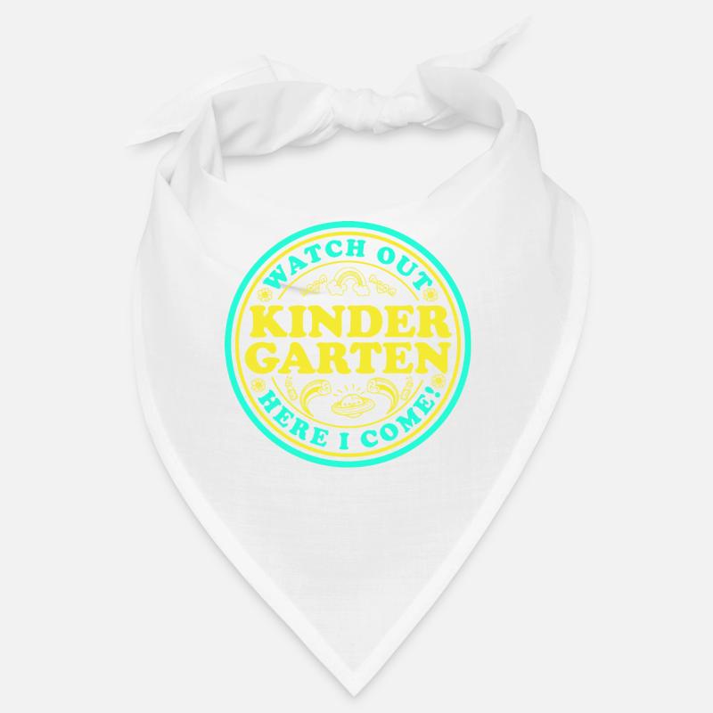 Kindergarten Kindergärtner Lehrer Regenbogenfarben Bandana