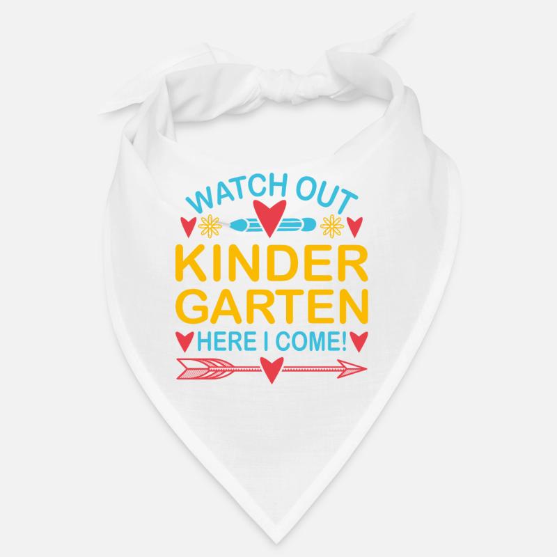 Kindergarten Kindergärtner Lehrer Regenbogenfarben Bandana
