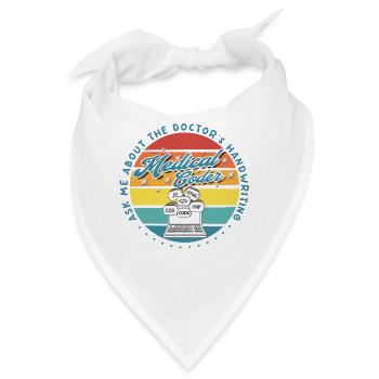 Medizinischer Assistent - Medizinischer Kodierer - Bandana - Weiß - Vorne