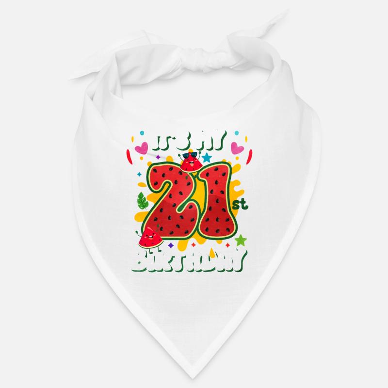 21. Geburtstag Wassermelone Sommer Geschenk Bandana