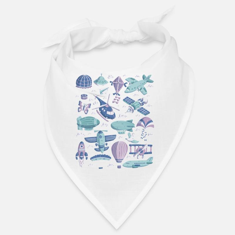 Luftfahrt - Hubschrauber, Flugzeug, UFO Bandana