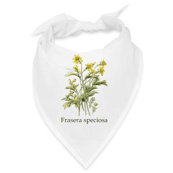 Frasera Speciosa - Design Für Botanische - Bandana - Weiß - Vorne