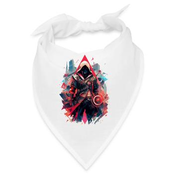 Epischer Gamer Cyber Assassinen-Roboter Pirat - Bandana - Weiß - Vorne